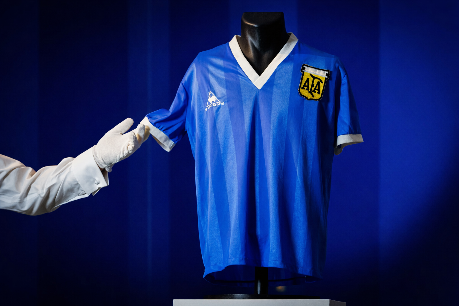 Diego Maradona 1986 World Cup Match Worn Shirt